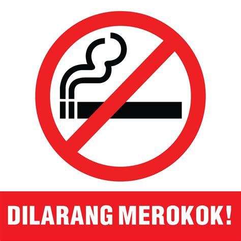 jangan merokok